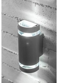 Lámpa Fali lámpa SILVA 2 irányú, GU10, MAX. 50W, IP54, AC220-240V, 50/60Hz, szürke