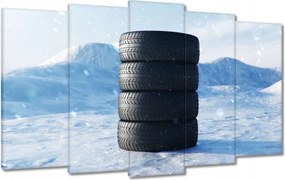 Képek 100x60 4 Nyári gumiabroncsok a hóban