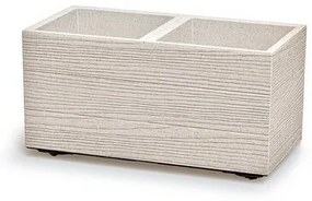 MADERA CASE ECO WOOD virágtartó 57,7 cm, fehér, S