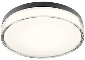 Redo 01-3736 - FRISBI LED mennyezeti lámpa 18W 230V 3000/4000K IP44 fekete