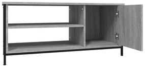 szürke sonoma színű szerelt fa TV-szekrény 100x40x45 cm