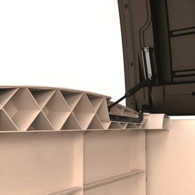 Keter Store It Out ARC kerti tárolódoboz, 146 x 82 x 120 cm, bézs