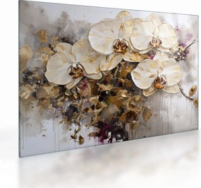 Üveg kép - Orchideák (70x50 cm)