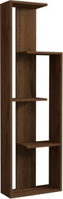 Wand könyvespolc, dió, 50 cm