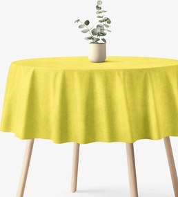 Goldea kör alakú terítő malaga - lime színű Ø 210 cm