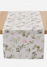 Asztali Futófelület Organikus Pamutból, Nyomott Mintával