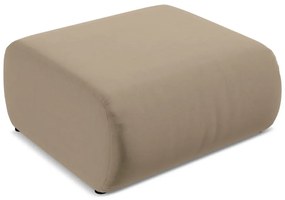 Bézs bársony lábtartó Ekahi – Makamii