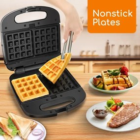 Aigostar - Szendvics készítő 800W/230V fekete