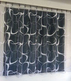 Mg Függöny 618/96 Fehér 350x160cm ólom szalag