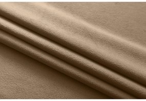 Bézs sötétítő függöny VELVET 140x270 cm Felfüggesztés: Hullámos sínszalag