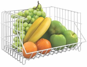 Basket zöldségtartó kosár, hossz 34 cm - Metaltex