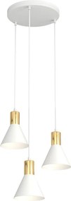 Emibig modern függeszték rosa fehér emi1389/3prem