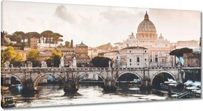 Vászonkép 115x55 Vatikán Panoráma Vatikán