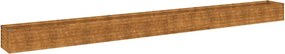 vidaXL Corten acél kerti magaságyás 580 x 50 x 36 cm