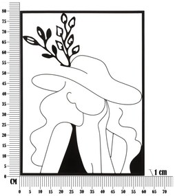 Fém fali dekoráció 60x80 cm Elegant – Mauro Ferretti