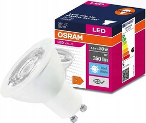 Izzó Osram Prémium Led GU10 4,5W Semleges Szín Fókuszáló Lencse