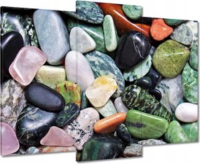 Vászonkép 90x70 Színes kövek