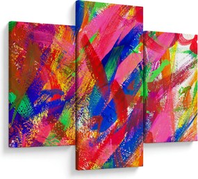 Kép - Színes absztrakció (90x60 cm)