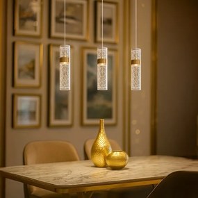 Kábeles LED csillár LAGOS LED/24W/230V aranyszínű