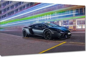 Vászonkép 120x70 Gyors autó száguld az éjszakában