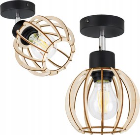 Mennyezeti Függőlámpa Fali Lámpa Fa Gömb Fali Lámpa Fa Lámpabúra