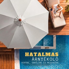 MALAGA napernyő, Ø330cm, bézs Kingsleeve