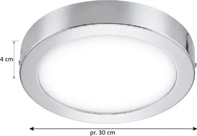 Eglo 33667-LED RGBW FUEVA-C 21W/230V fürdőszobai dimmelhető lámpa, 30 cm átm.