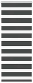 zebrafüggönnyel fekete szövetszélesség 60,9 cm poliészter