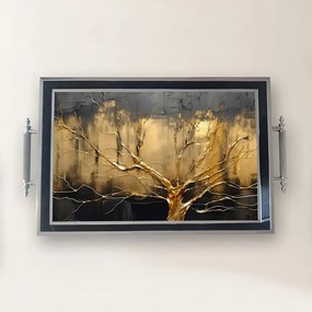 Üveg tálca, 38×24 cm – TPG9928