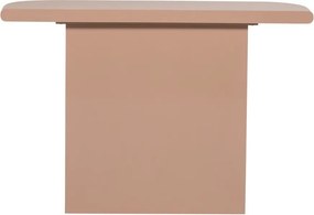 Világos rózsaszín fényes konzolasztal 30x120 cm Nocta – WOOOD