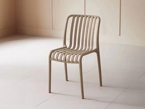 Műanyag szék TREGO, bézs