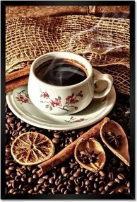 Poszterek keretben 40x60 Kávéscsésze vaníliával