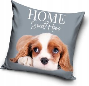 Kutyás Spaniel Grey párnahuzat 40x40 cm