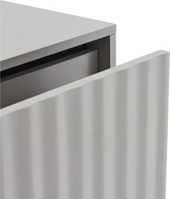 Világosszürke matt éjjeliszekrény Sierra – Teulat