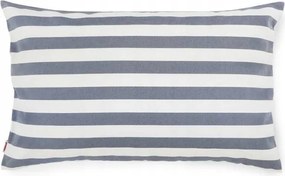 Kerti Csíkos Fehér-sötétkék párna 45x70 Outlet Karácsonyra
