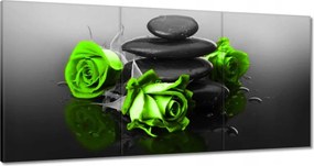 Vászonkép 180x90 Lime rózsa Spa