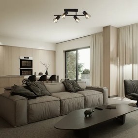 Rabalux 73054 - Felületre szerelhető csillár  HATICE 4xE14/15W/230V