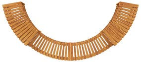 Jakuzzi Környezet Félig Kerek 252x111.5x55.5 cm Tömör Akácfa