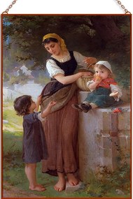 Émile Munier - May I Have One Too üvegkép, falikép
