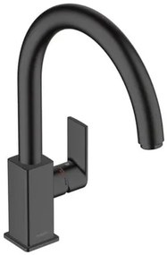 Mosogató csaptelep Hansgrohe Vernis Shape M35 forgó karral fekete matt 71871670