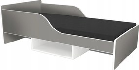 Gyerekágy Smile 180x80 szürke-fehér