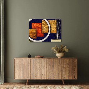 Az absztrakció képe (üvegen) (70x50 cm)
