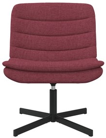 Forgószék Burgundi Vörös Szövet Standard Ergonómikus Forgószék