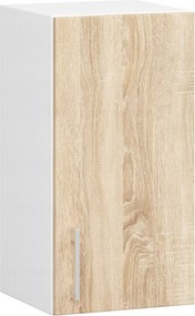 Akasztós szekrény Lima W 30cm D1 fehér-sonoma Akd