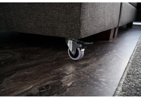 Sötétszürke kinyitható sarokkanapé (jobb oldali) Manama – Balcab Home