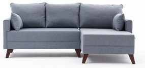 Világoskék sarokkanapé (jobb oldali) Bella – Balcab Home