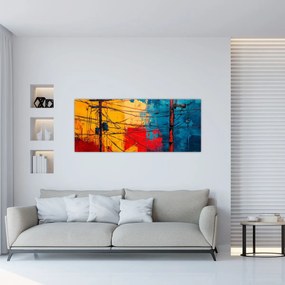 Kép - Absztrakt elektromos vezetékek (120x50 cm)