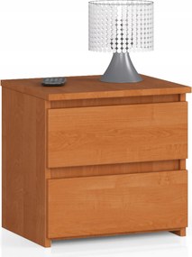 Éjjeliszekrény CL2 éger dohányzóasztal 40cm 2fiókos Akd