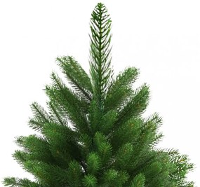 zöld műkarácsonyfa élethű tűlevelekkel 240 cm