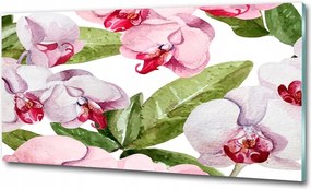 Fotótapéta falra edzett üveg Levendula 100x70